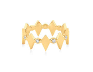 Bague Mosaïque jaune – or jaune