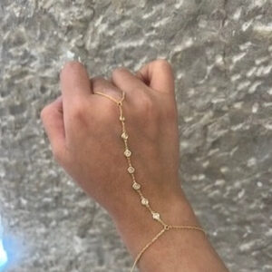 bracelet chaine or et diamants