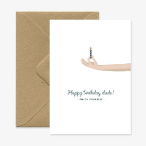 happy birthday dude - carte de voeux