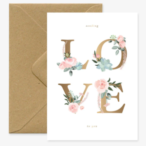 love letters - carte de voeux