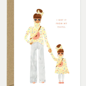 mama daughter - carte de voeux