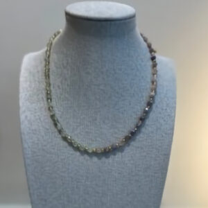 collier tourmaline bicolore
