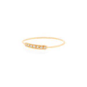 bague tiny diamonds bar clara