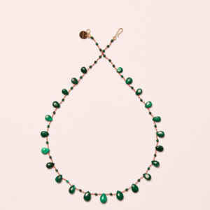 collier 'savannah' - malachite