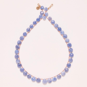 collier 'berryblue' - opale bleue