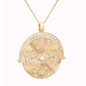 collier & médaille with eye diamond