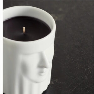 bougie parfumée the lady black stone small, 163 g