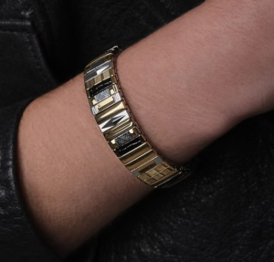 Bracelet SIG 14 Gold, Silver and Black