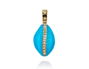 Pendentif Caurie Turquoise