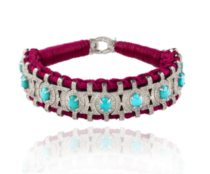 Bracelet Sao Paulo vignes - Turquoises