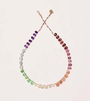 COLLIER RAINBOW - MULTI-PIERRES