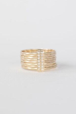bague multi diamants