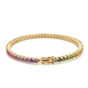 Bracelet Tennis rainbow