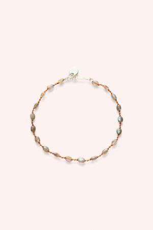 Bracelet de cheville 'Valley' Labradorite