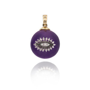 Pendentif Eye on me améthyste