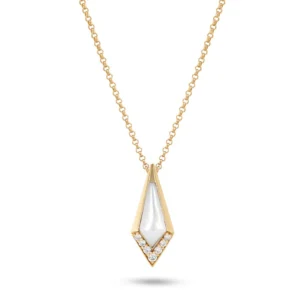 PENDENTIF JUNONIA - NACRE BLANCHE