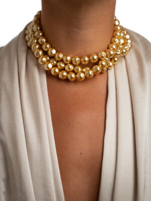 Collier ras de cou perles Riri