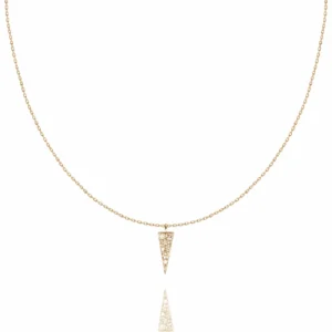 Collier Spike Or jaune