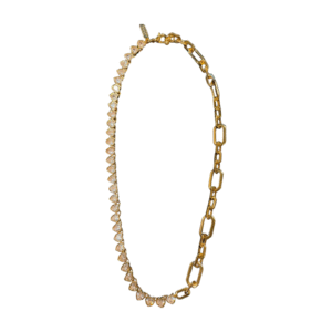 Collier tennis Miami en cœurs