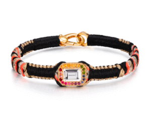 Bracelet Amy Noir - Cristal