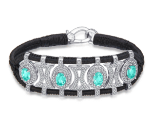 Bracelet Olinda Noir - Topaze