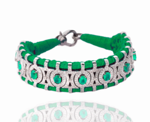 Bracelet Sao Paulo Vert - Émeraudes