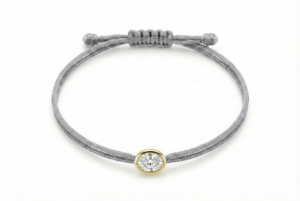 Bracelet Shapy Silver Grey Oval Y