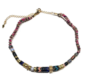 Collier SNAKE TISSÉ