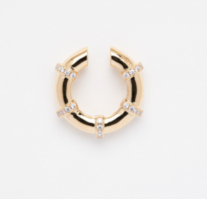Earcuff Jupiter gold & shiny