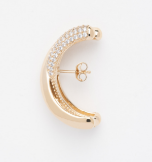 Boucle d'oreille X Or & Shiny