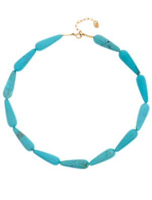 Collier Poire Turquoise GARANCE