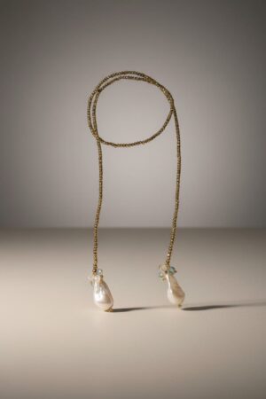 Collier Viacrima Lariat Pirite
