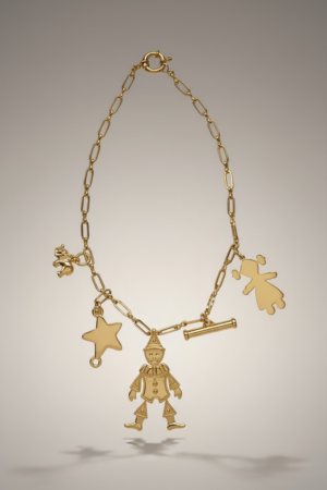 Collier avec 4 charms