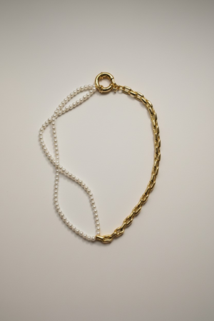 Collier Perle & Chaine