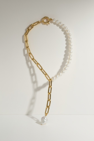 Collier Y Perle & Chaîne