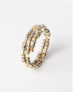 Bracelet DISC gold and silver