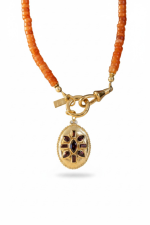 Collier Naël Cornaline