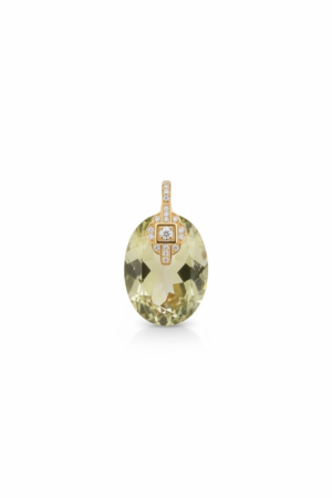 Pendentif Elvira Quartz Lemon