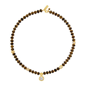 Collier Melbourne œil de tigre