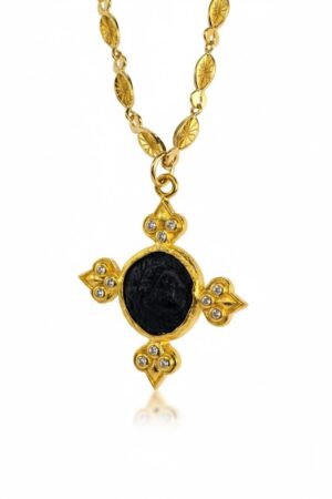 Collier en ONYX texturé