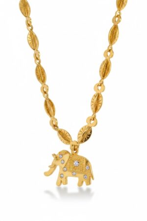 Collier éléphant PORTE BONHEUR
