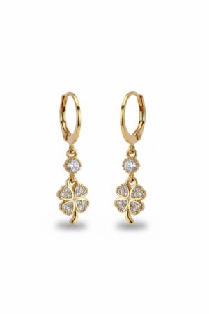 Boucles d'oreilles TREFLE ECLAT