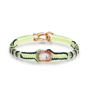 Bracelet AMY JAUNE FLUO, CRISTAL
