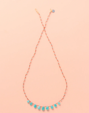 Collier '9 Gouttes' - Amazonite