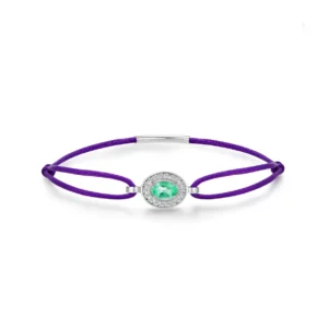 BRACELET FOREVER VIOLET - ÉMERAUDE