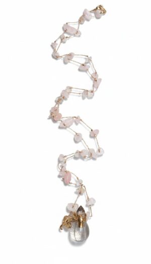Collier flacon en CRISTAL de QUARTZ