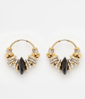 Boucles d'oreilles SIA NOIR
