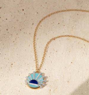 COLLIER DIAMANT AUBE SOLAIRE
