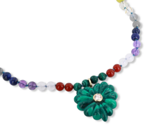 Collier LOVE Malachite