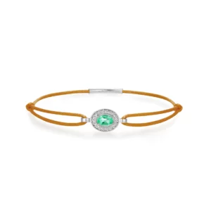 BRACELET FOREVER CAMEL - ÉMERAUDE